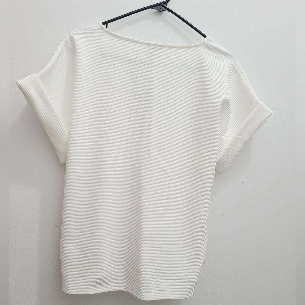 Express Blouse White with Waist Tie Detail - Size S​ - Picture 5 of 6